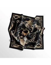 1902 siyah-gold zela twill eşarp 5