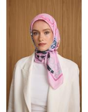 1904 pembe zela twill eşarp 3