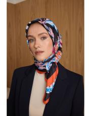 2003 turuncu  açelya twill eşarp