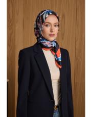 2003 turuncu  açelya twill eşarp 2