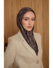 2102 kahverengi dora twill eşarp