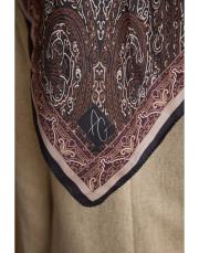 2102 kahverengi dora twill eşarp 4