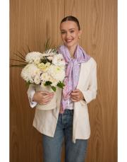 2107 lila  dora twill eşarp