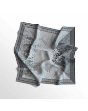 2401 gri  zambak twill eşarp