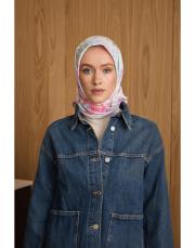 2501 lila gül twill eşarp 3