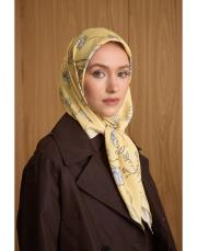 2701sarı  manolya twill eşarp 2