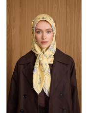 2701sarı  manolya twill eşarp 3