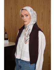 2702 krem manolya twill eşarp
