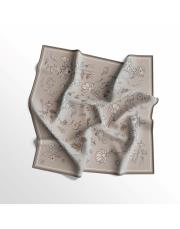 2703 bej  manolya twill eşarp