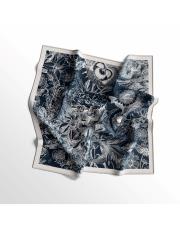 2802 lacivert  iris twill eşarp