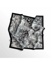 2804 siyah iris twill eşarp