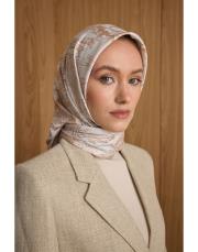 2806 vizon  iris twill eşarp