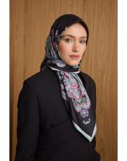 3504 yeşil vita twill eşarp 2