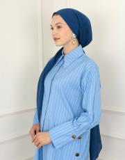 lacivert candy şal serıe