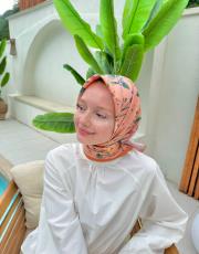 turuncu fulya eşarp 2