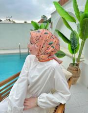 turuncu fulya eşarp 3