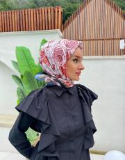 lacivert hira eşarp 2