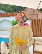 siyah violet eşarp 3