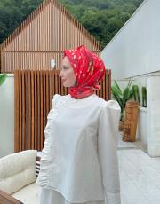 nar çiçeği lotus eşarp 3