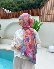 pembe botanik şal 3