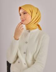 gold düz twill eşarp 3