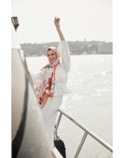 turuncu floor şal 2