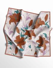 turuncu floor eşarp 