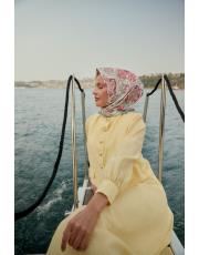 turkuaz monna eşarp