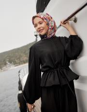 siyah alisa eşarp 2