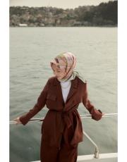 yeşil fora eşarp 2