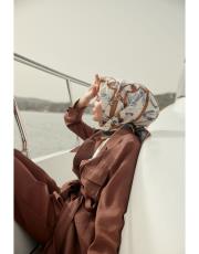 lacivert beno eşarp 