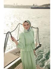 yeşil mina eşarp 2